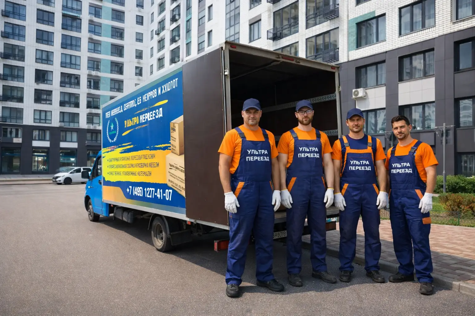 Переезд с грузчиками в Москве — компания Ультра Переезд