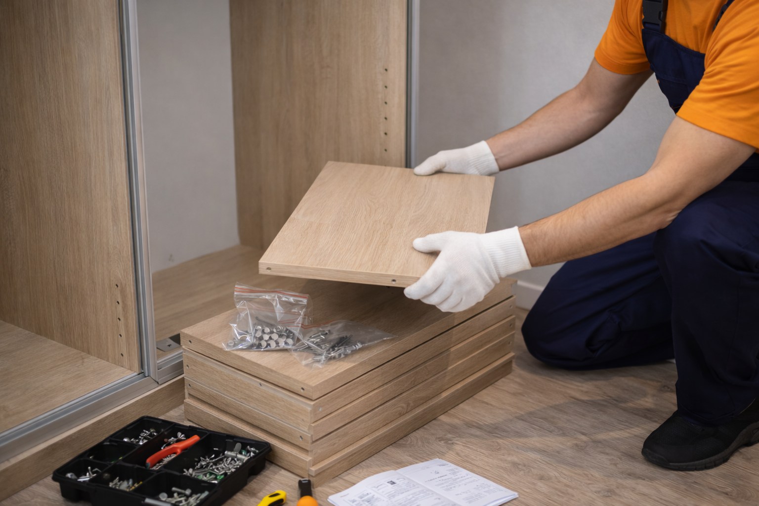 Разборка мебели перед переездом