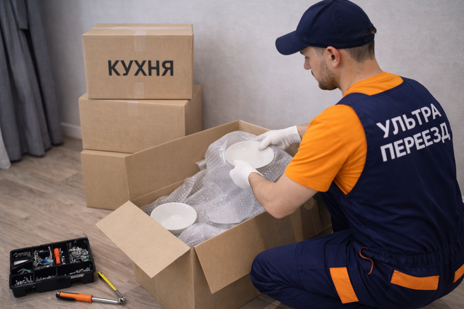 Упаковка вещей и мебели для переезда