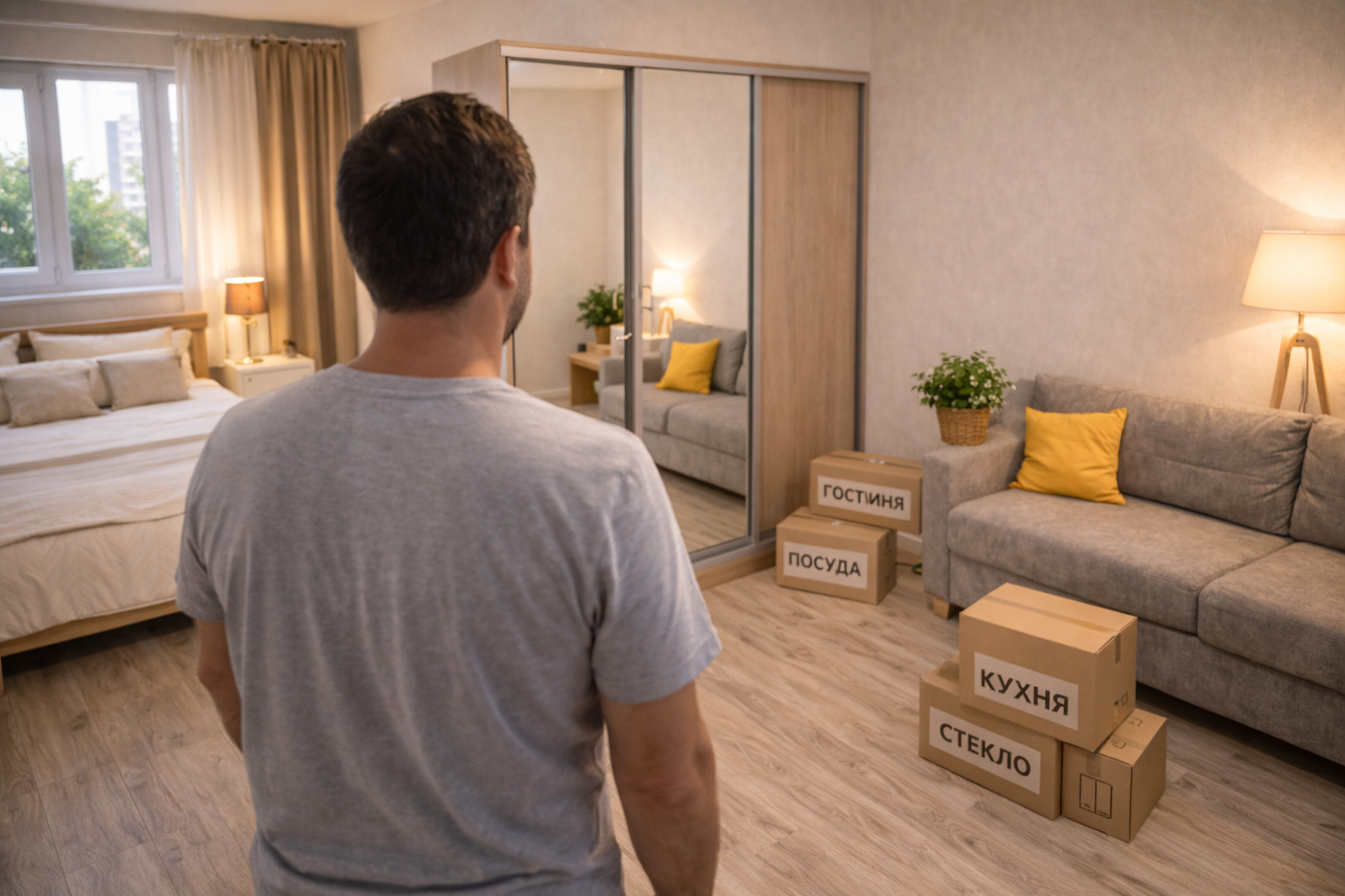 Расстановка мебели и сдача работы клиенту