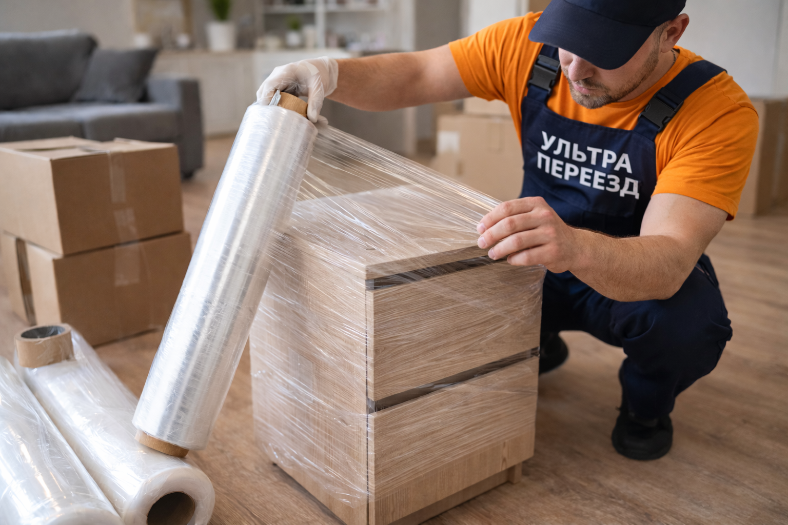 Профессиональная упаковка вещей для переезда