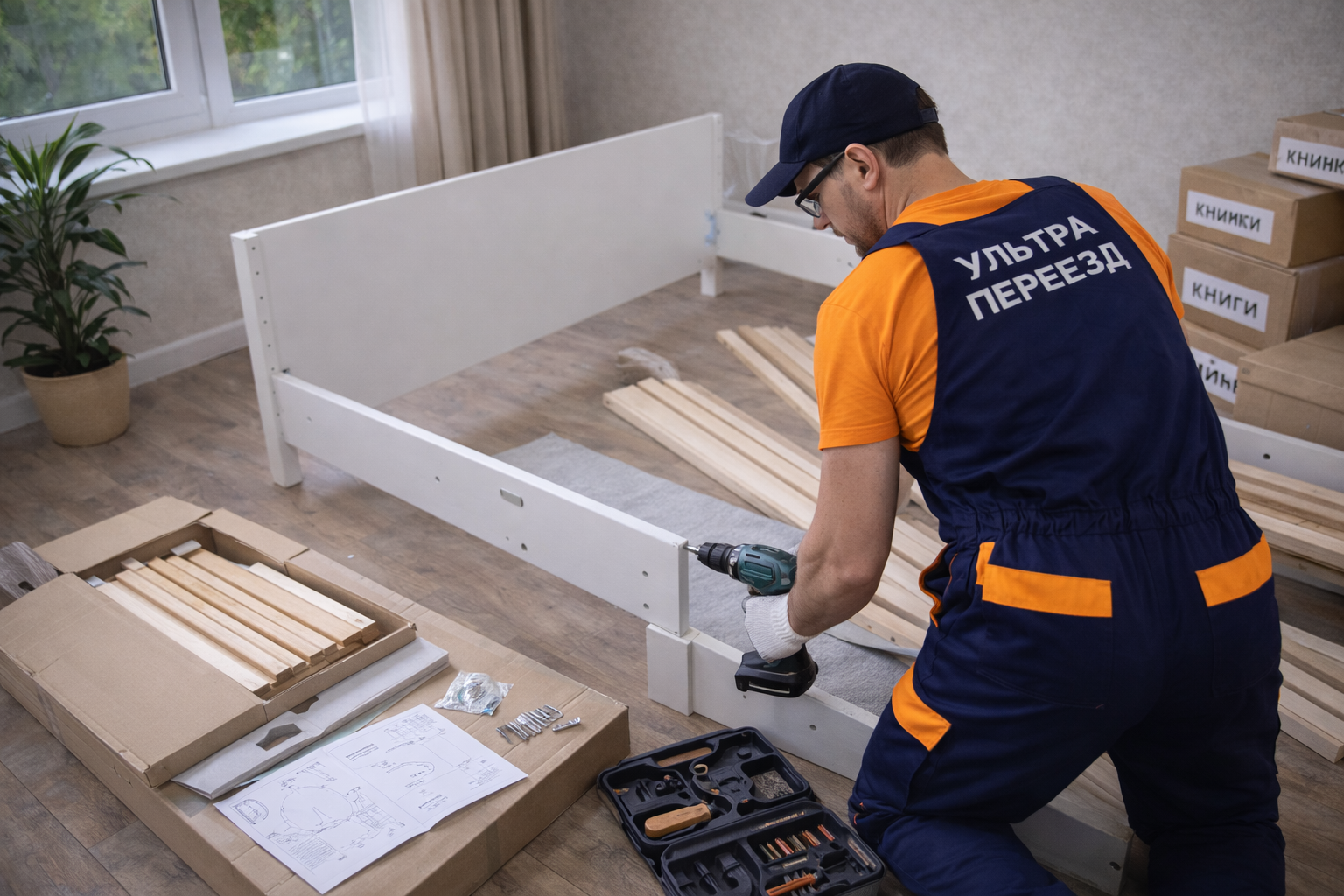 Сборка мебели на новом месте
