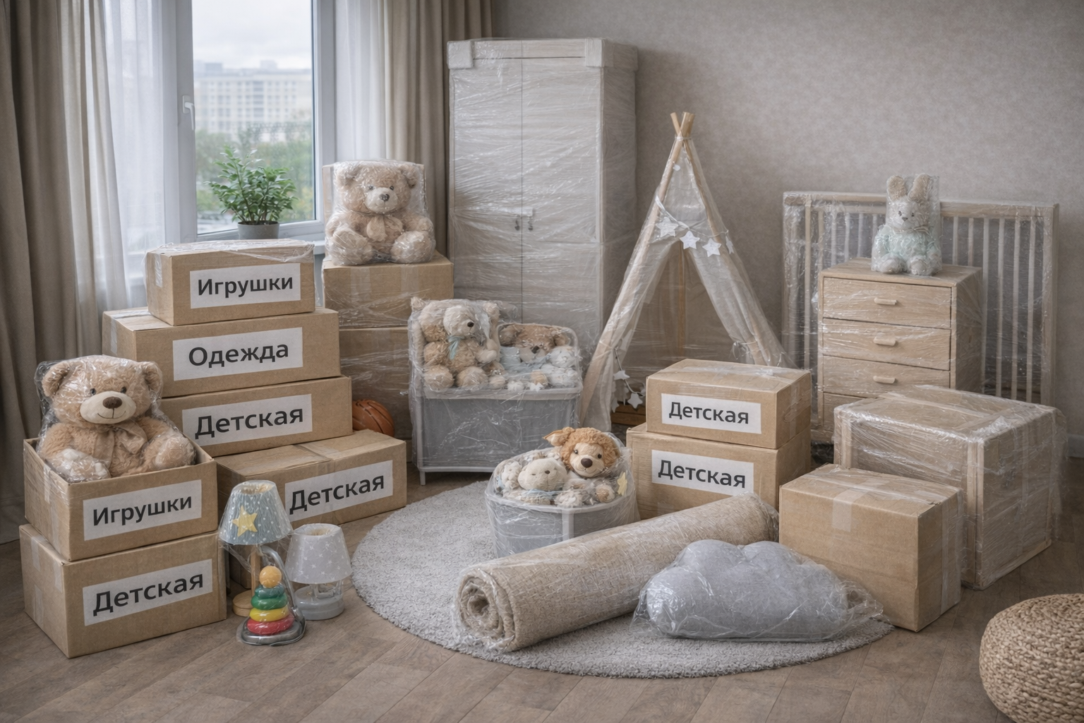 Переезд детской комнаты