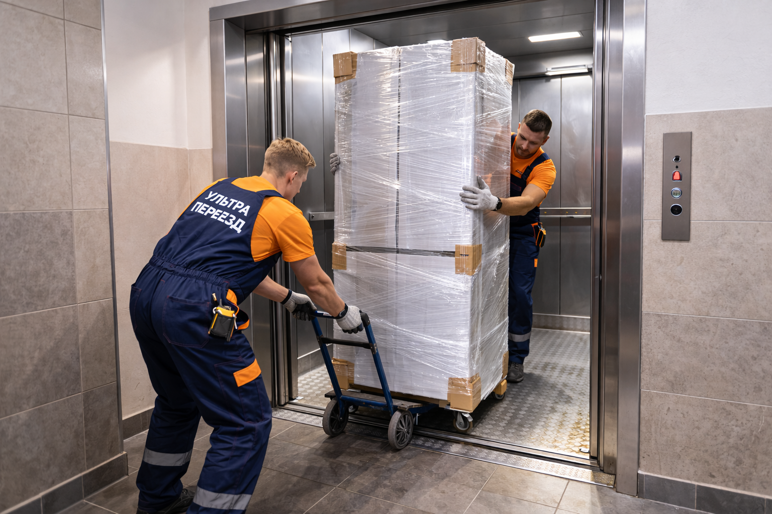 Погрузка крупной техники