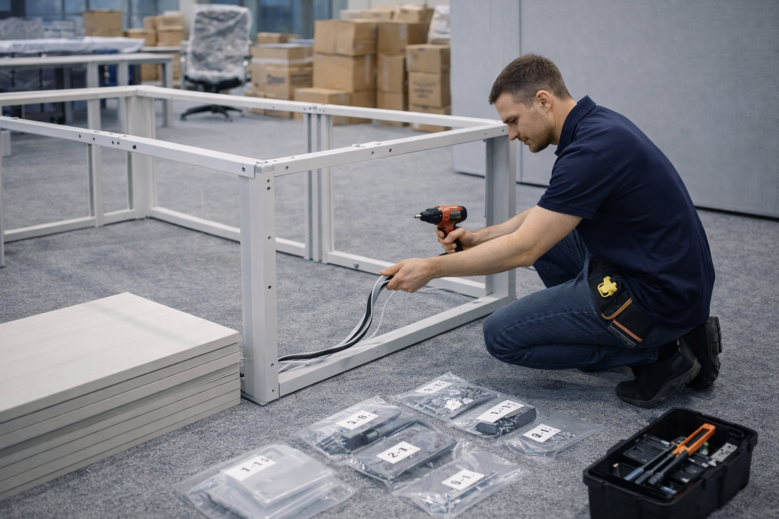 Подключение оргтехники на новом месте