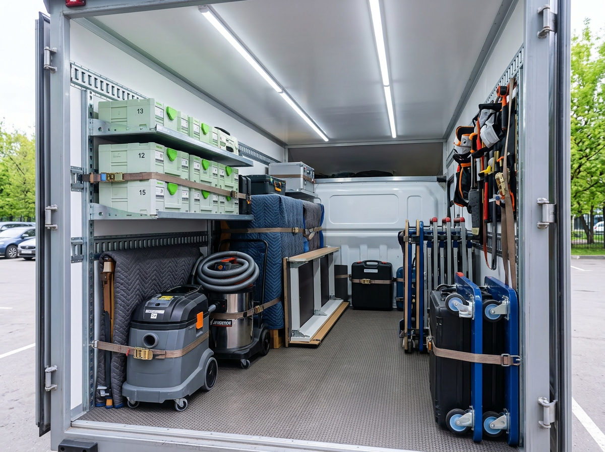 Погрузка крупной техники в газель