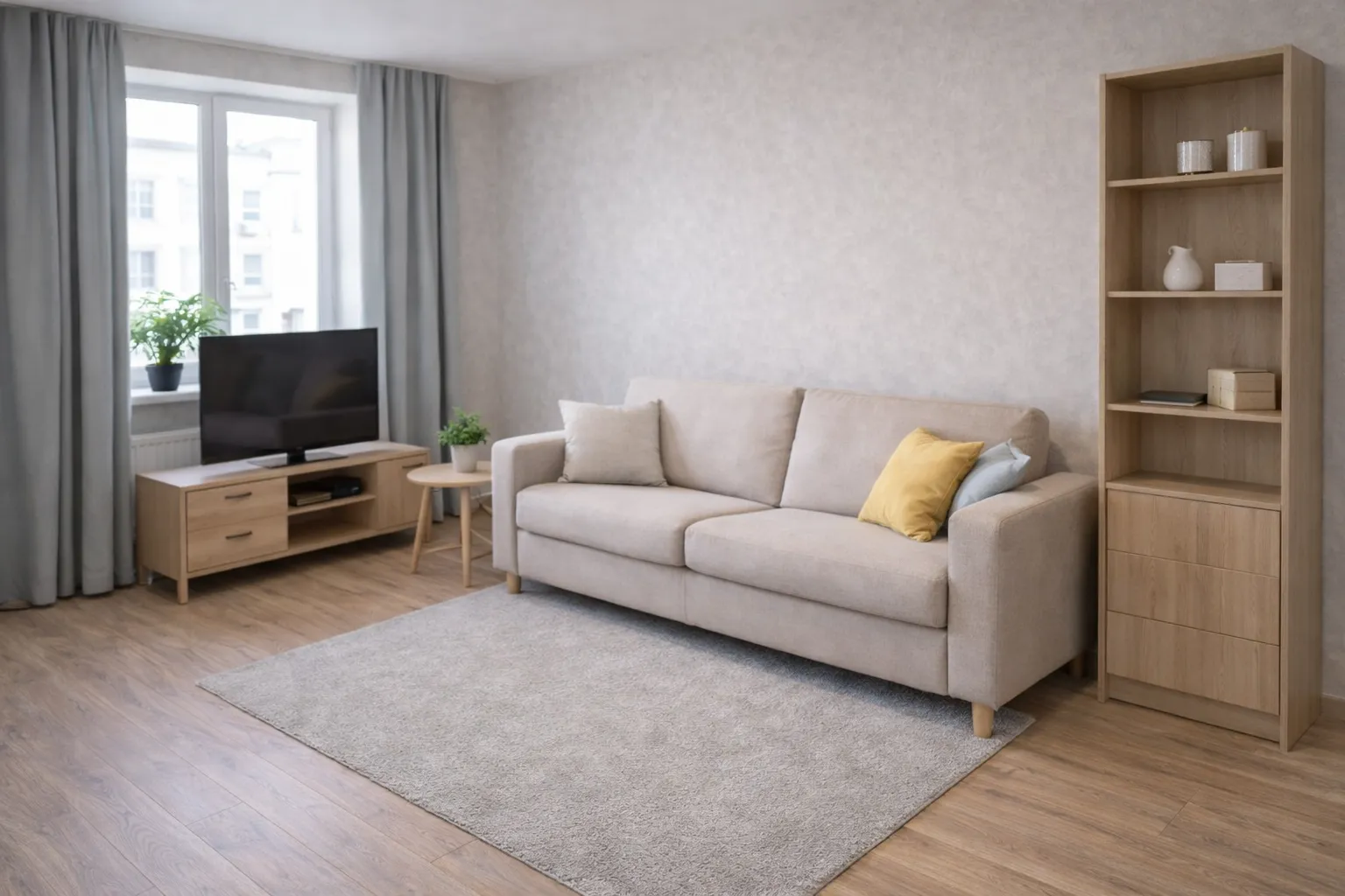 Расстановка мебели и сдача работы