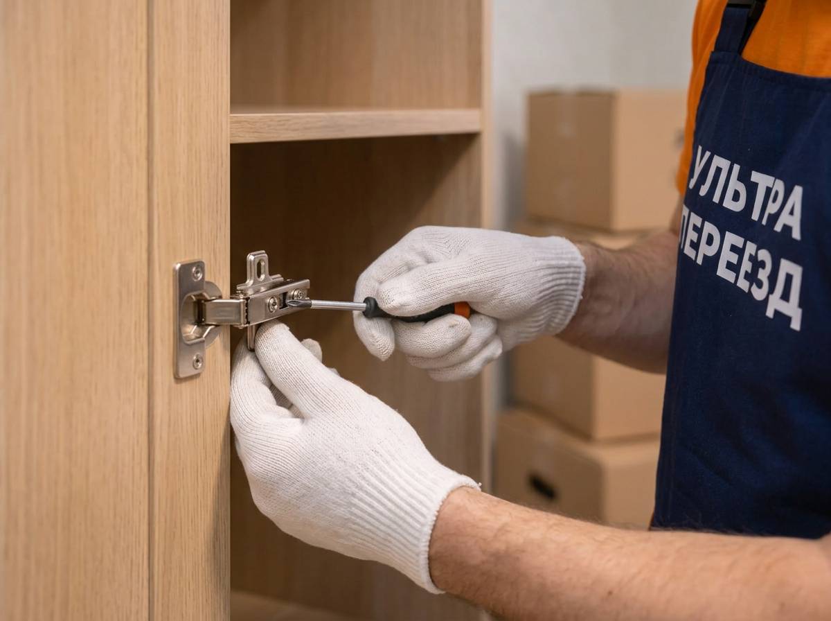 Регулировка петель и направляющих мебели